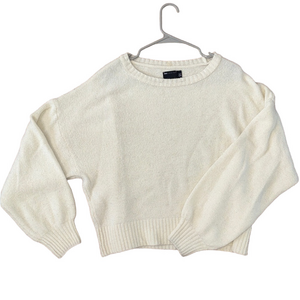 ASOS Sweater Size 4 Fits Large Cream Knit Oversized